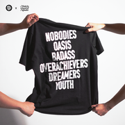 OASIS x Nobody Black Tee